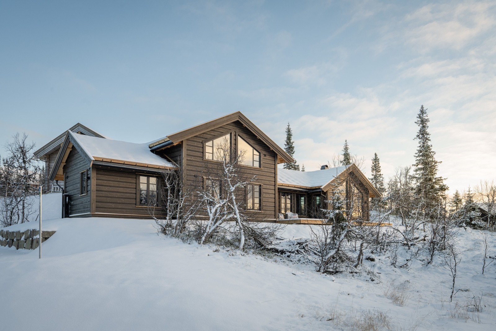 Fra hytta har man umiddelbar nærhet til langrennsløyper og alpinbakken Galleribilde
