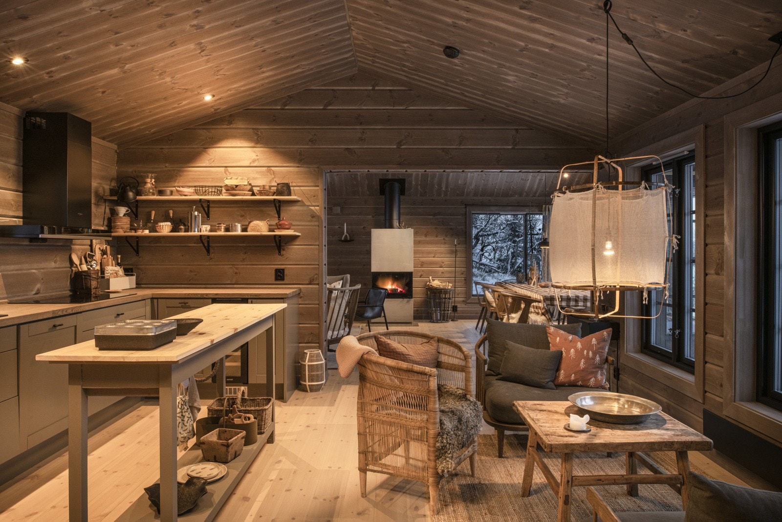 Flott kjøkken med innredning fra Kistefos Galleribilde