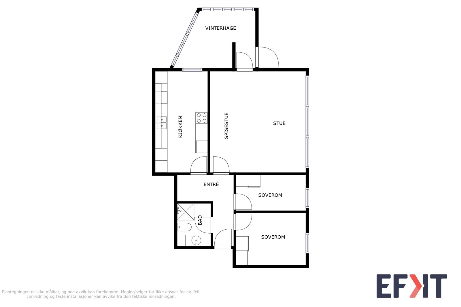 Plantegning Galleribilde