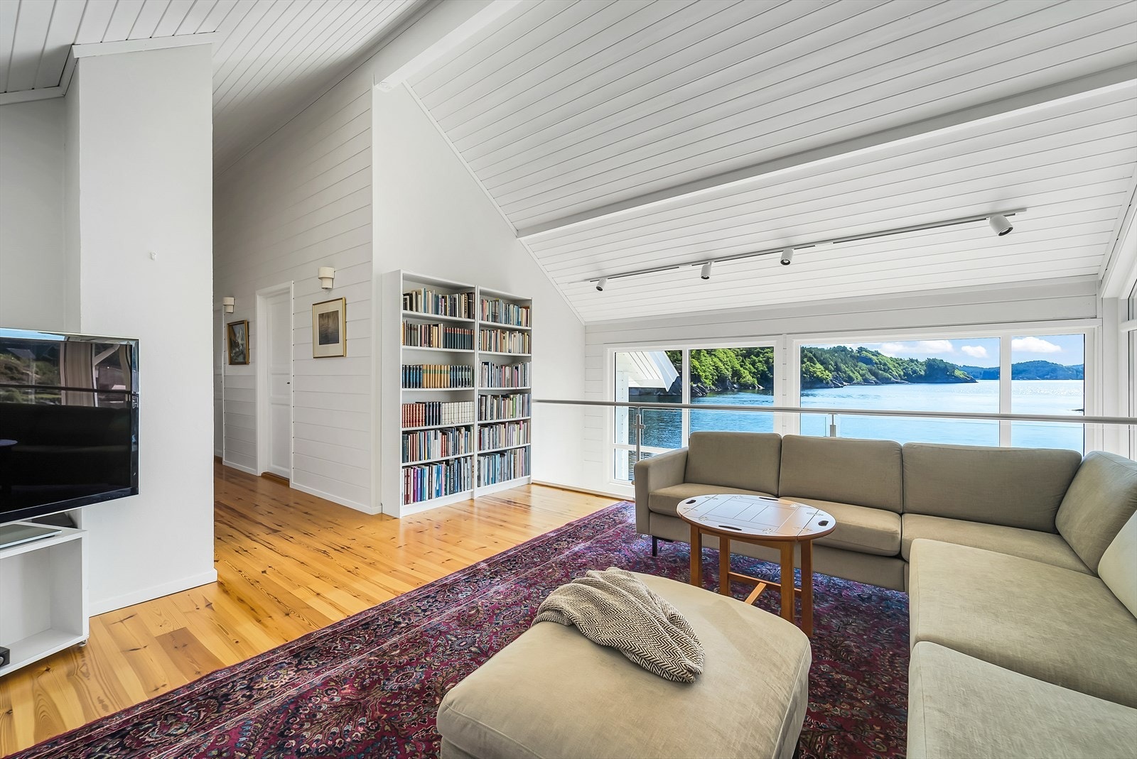 Loftstuen er et ypperlig rom med flere bruksmuligheter. Galleribilde