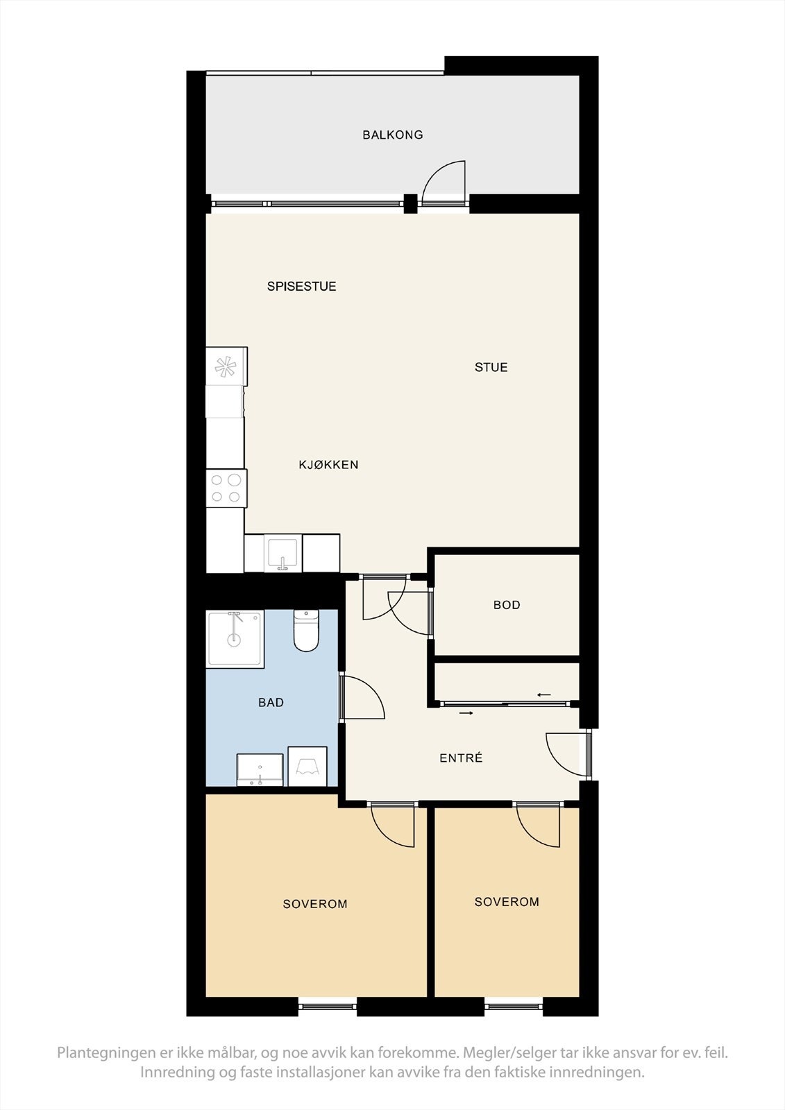 Plantegning Galleribilde