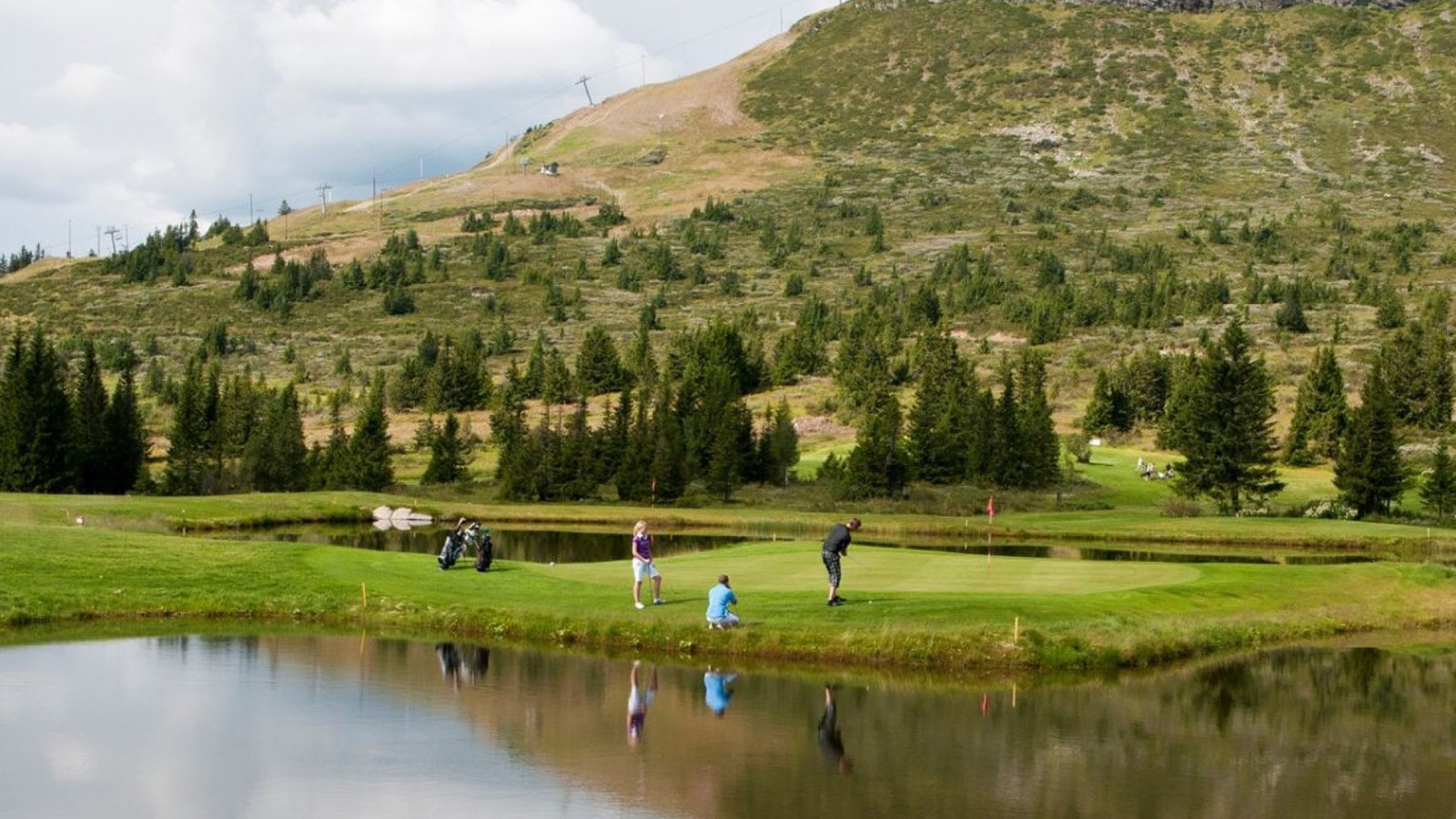 Fra golfbanen på Skei Galleribilde