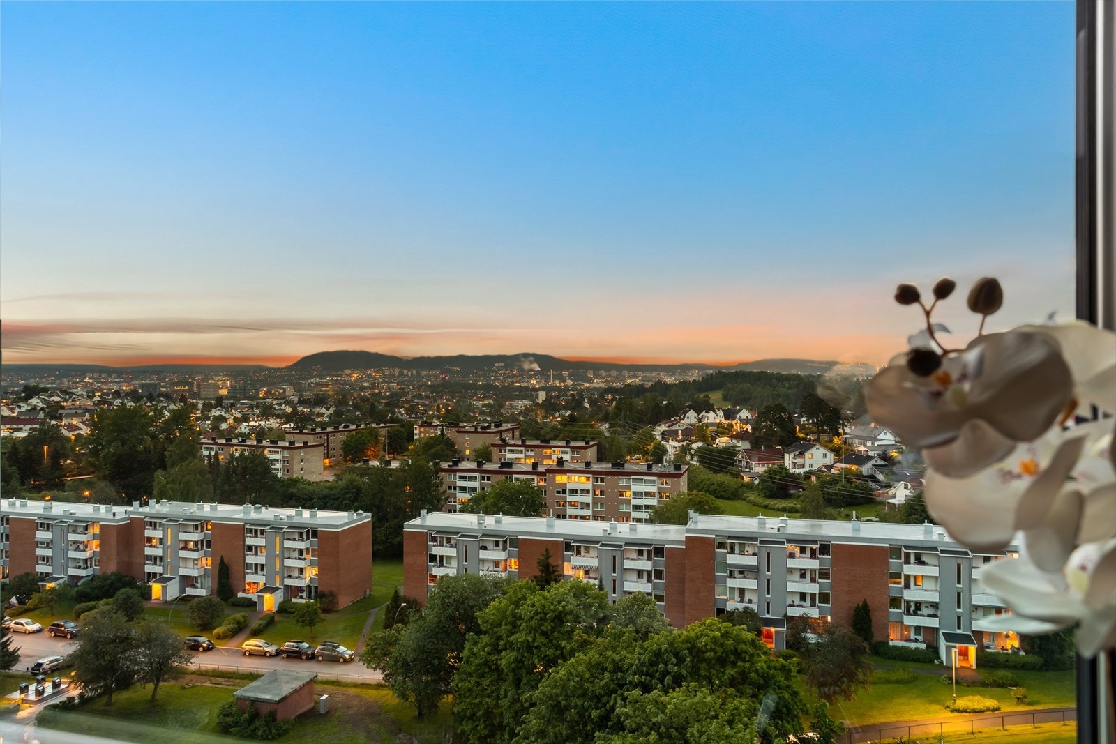 Nydelig utsikt til idylliske omgivelser. Galleribilde