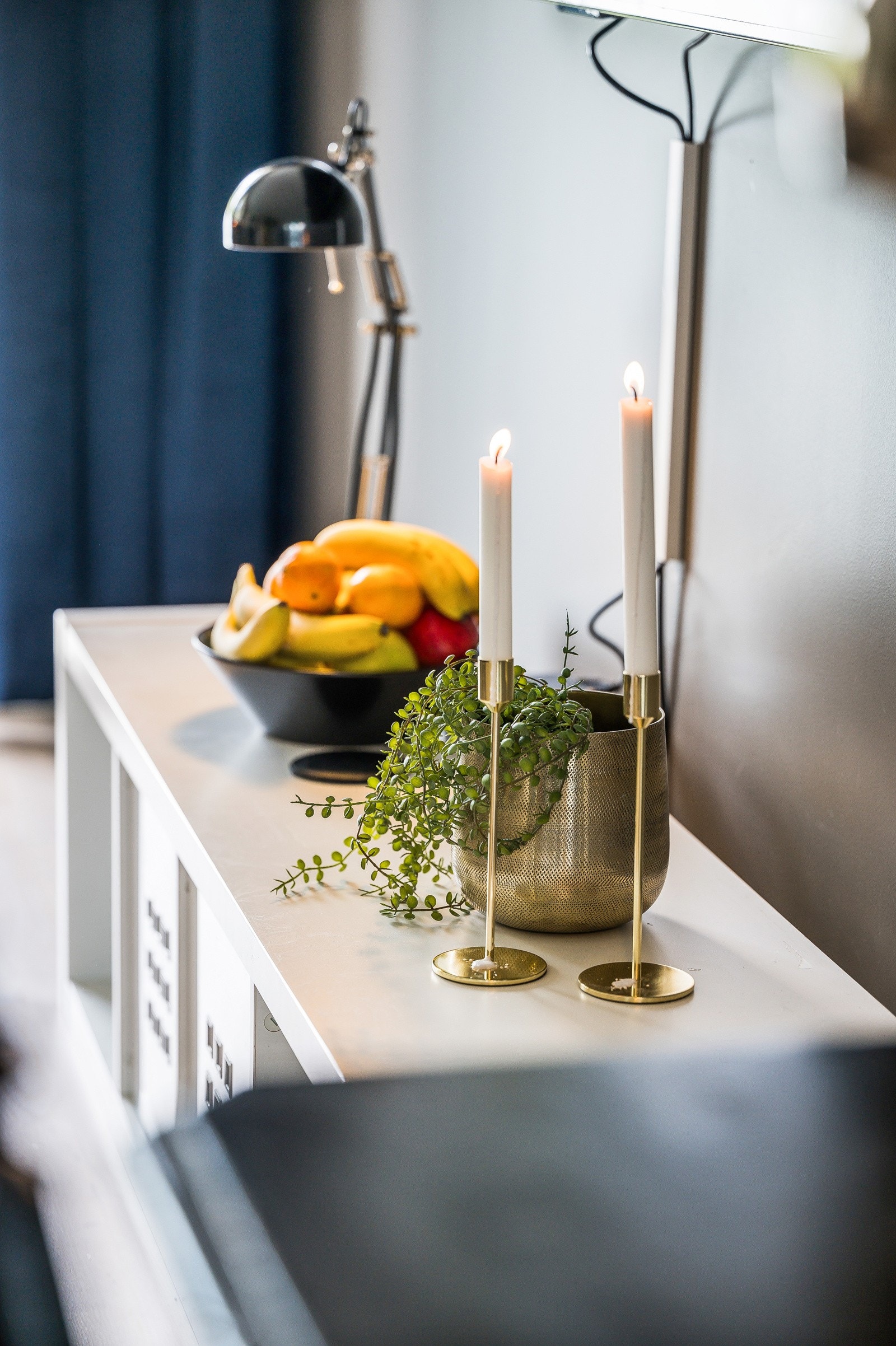 Detaljbilde fra stuen. Galleribilde