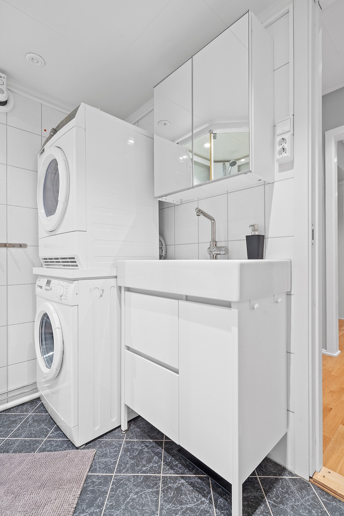 Plass til vaskesøyle på bad Galleribilde