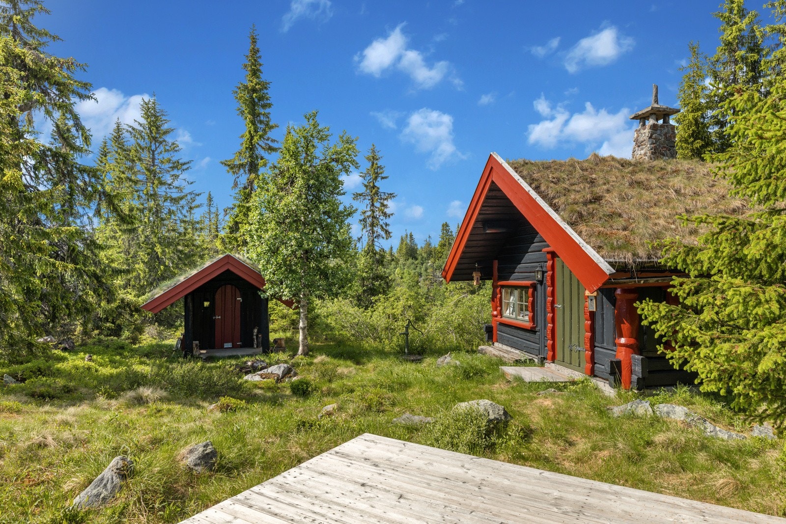 Torvtak på alle bygg Galleribilde