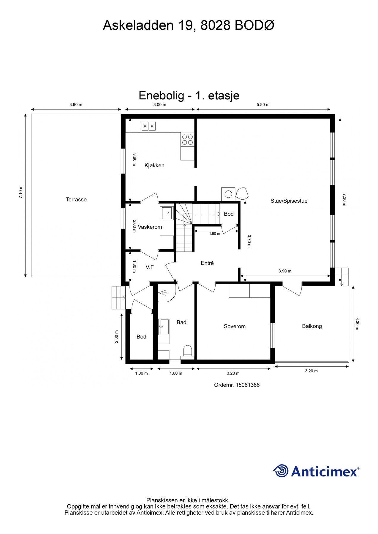 Plantegning 1. etasje. Galleribilde