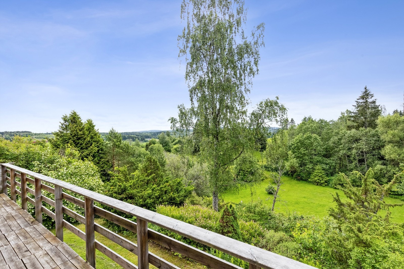 Terrassen er på ca. 22 kvm. Galleribilde