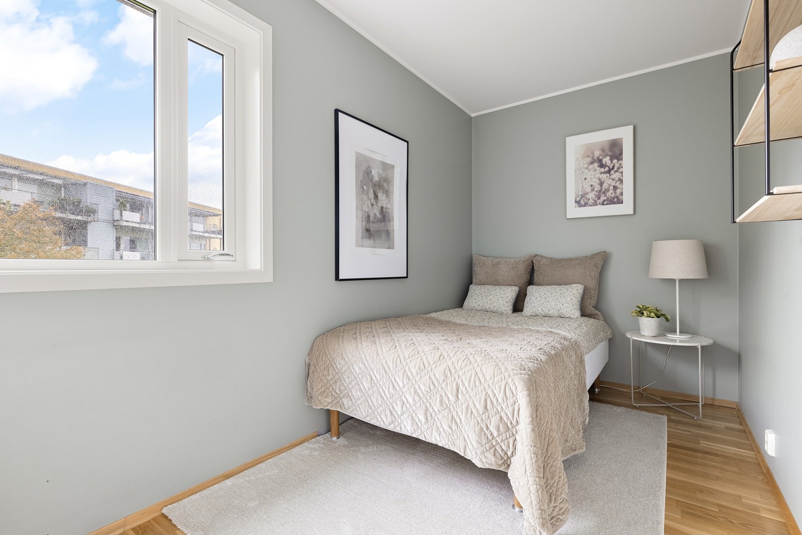 Det andre soverommet måler 7 kvm og kan møbleres etter ønske. Galleribilde