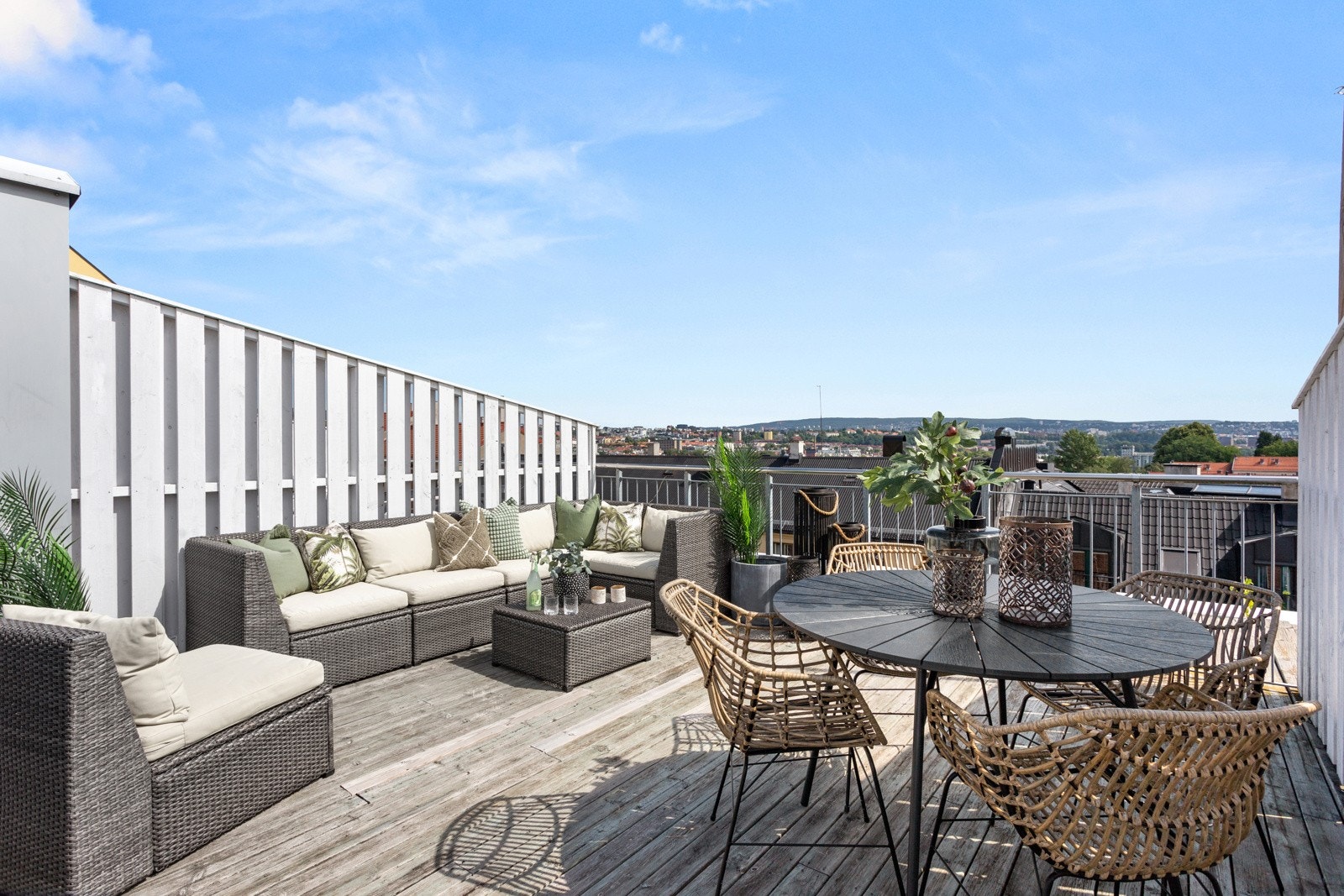 Privat takterrasse på ca. 21 kvm med svært gode solforhold! Galleribilde