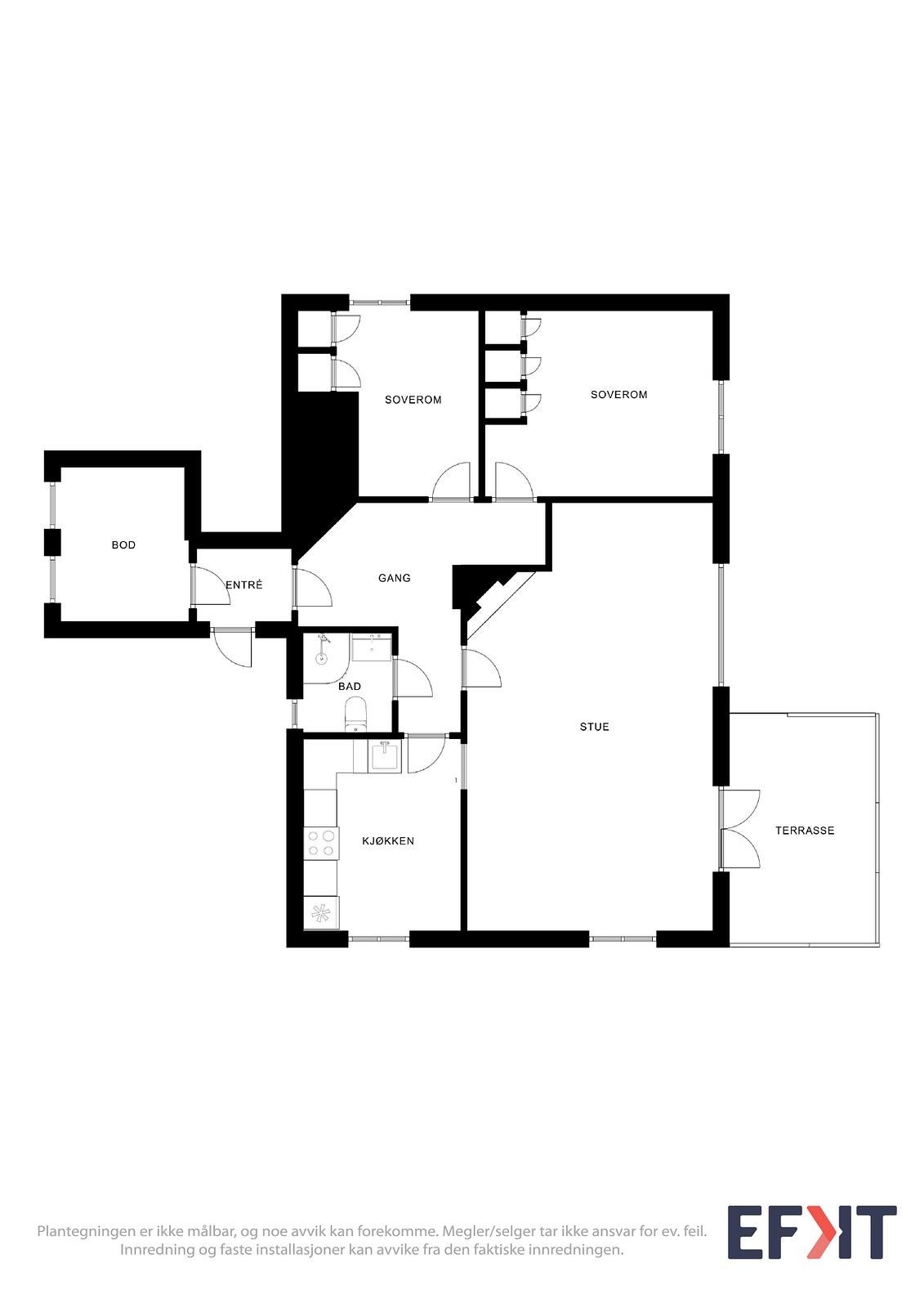 Plantegning. Galleribilde