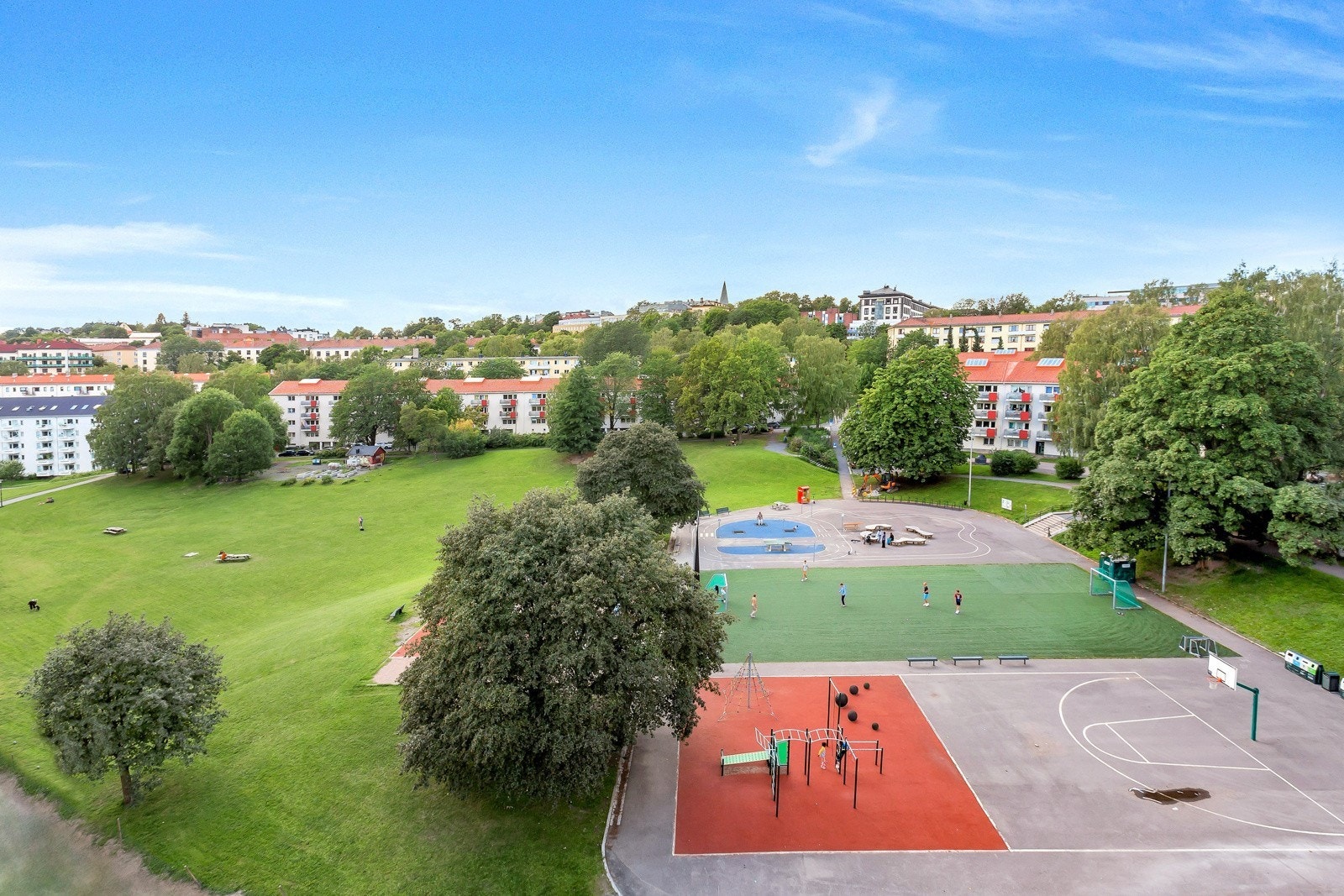 Iladalparken har blitt pent opparbeidet med 15.000 småplanter av viltvoksende stauder. Galleribilde