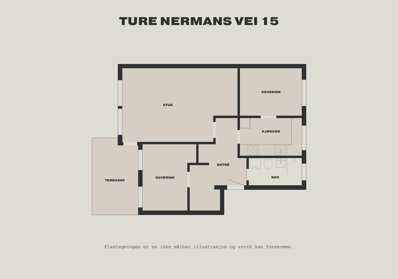 Ture Nermans Vei 15 | Plantegning Galleribilde