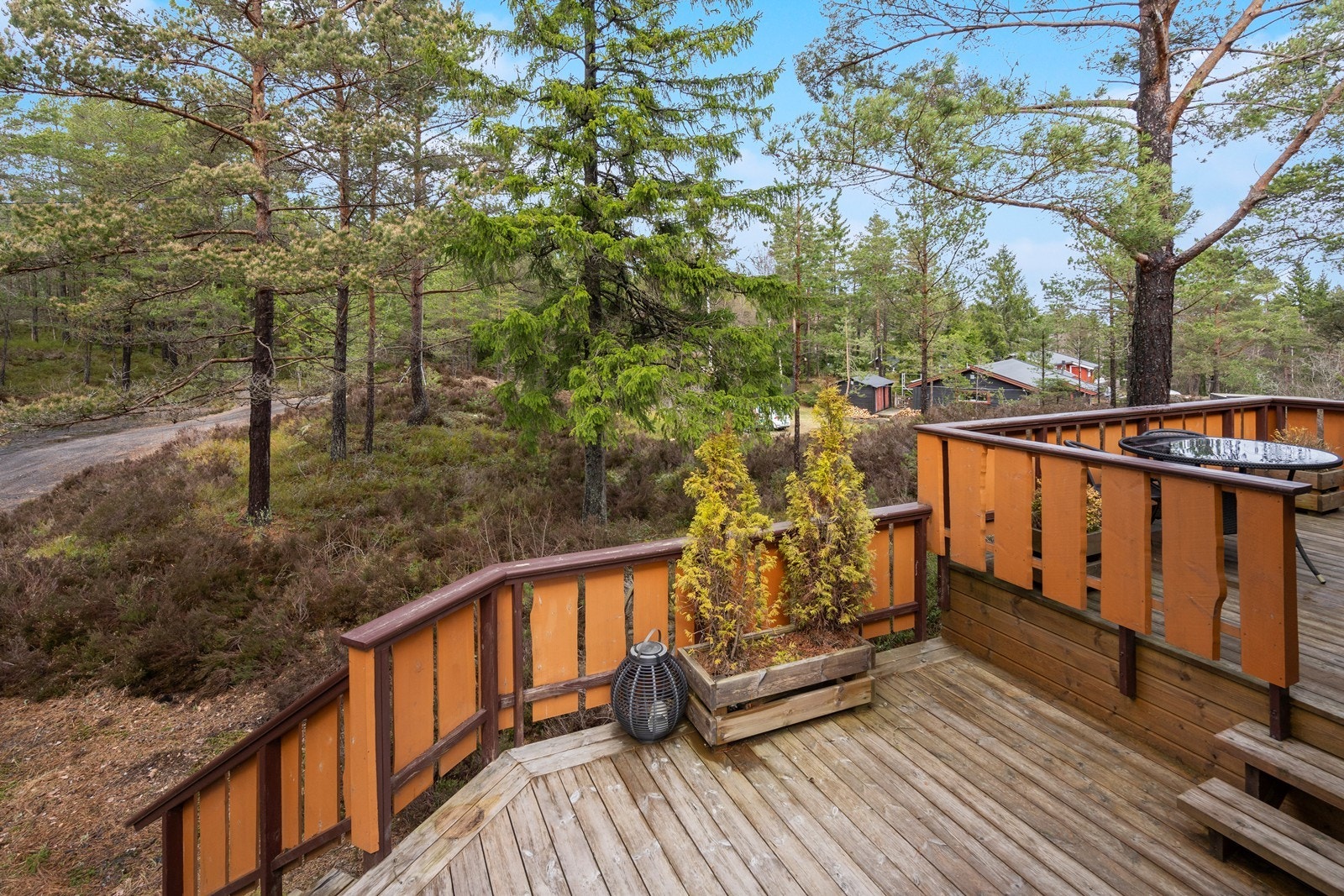Fra inngangspartiet på terrassen. Galleribilde