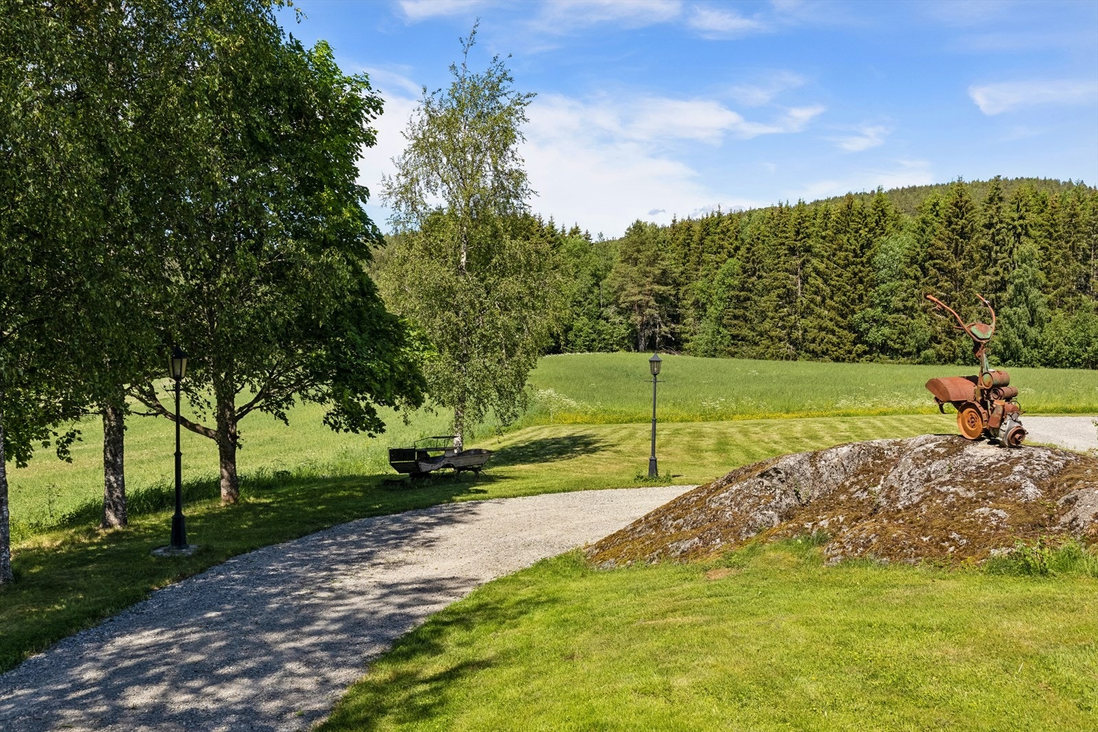 Tomten er på 4110,4 m² Galleribilde