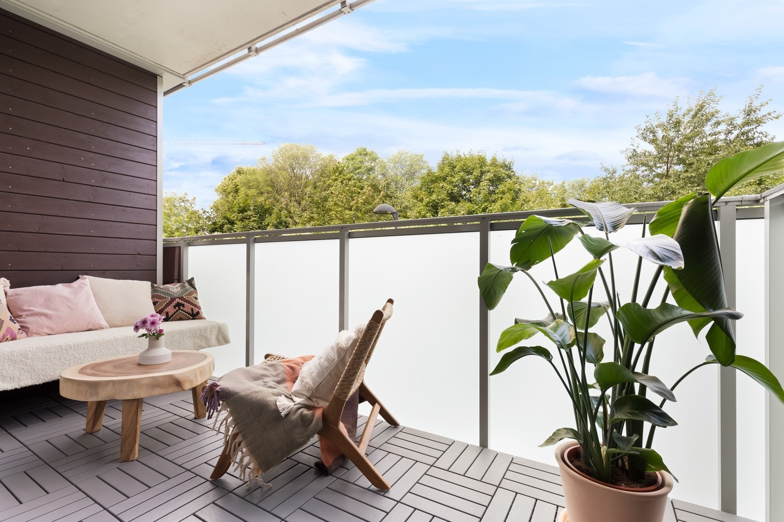 Leiligheten har en herlig balkong på ca. 6 m² med gode solforhold. Galleribilde