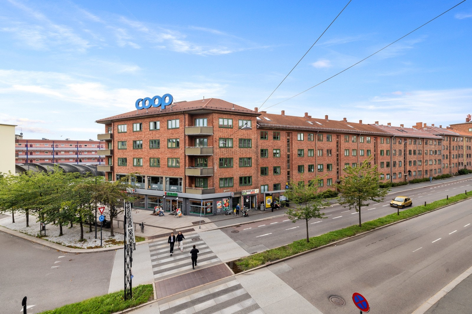 Utsyn fra stuevindu. Galleribilde