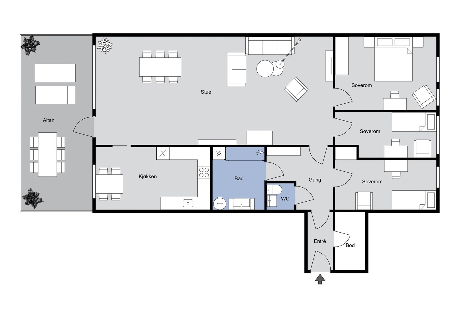 Plantegning Galleribilde