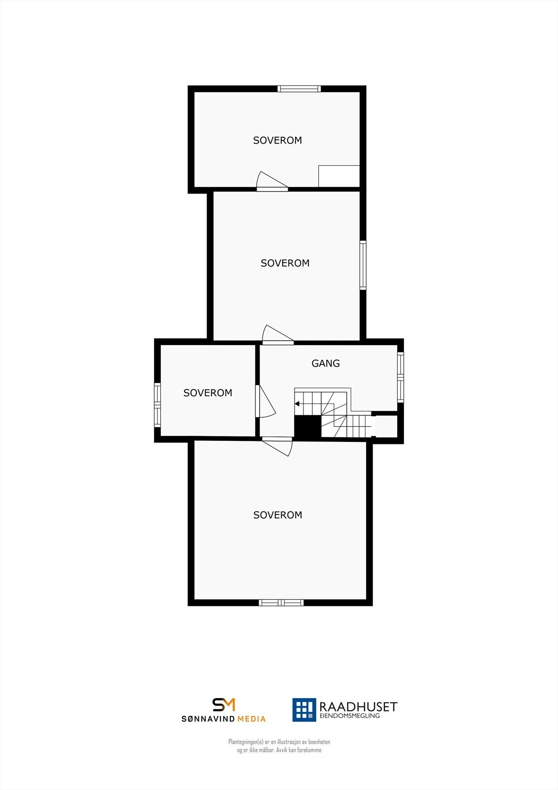 2D Plantegning | 2. Etasje Galleribilde