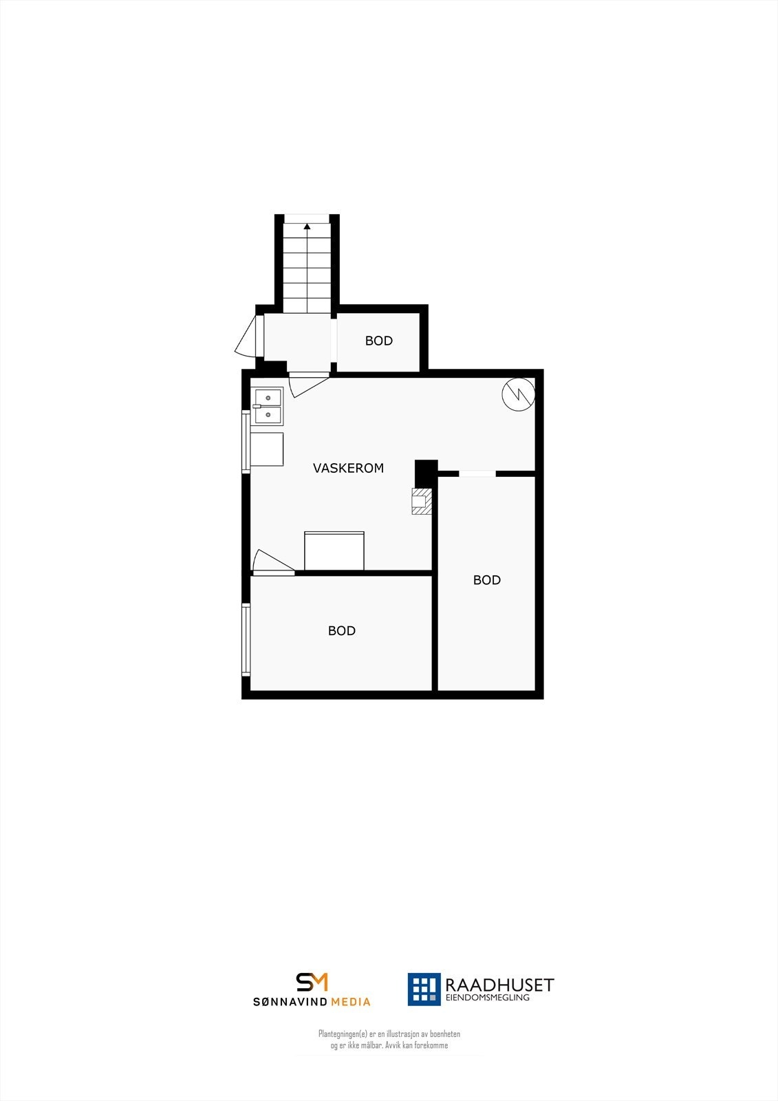 2D Plantegning | Underetasje Galleribilde