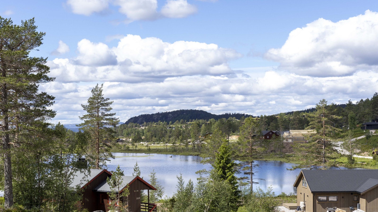 Utsikten fra tomt 213 på Felehovet Nord. Galleribilde
