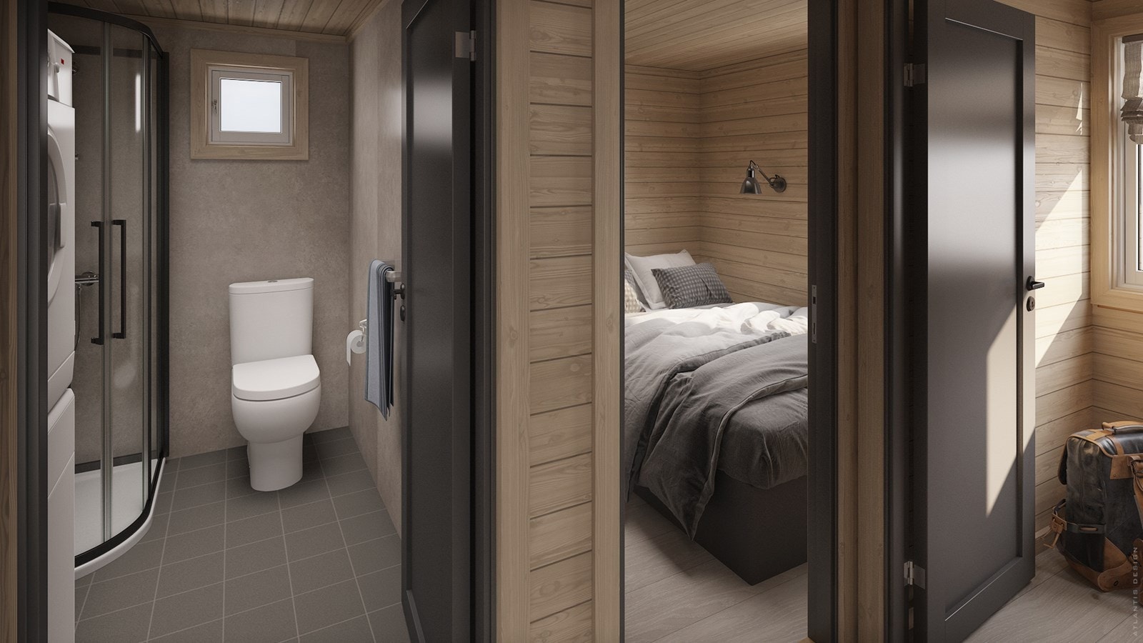 Illustrasjon interiør Galleribilde