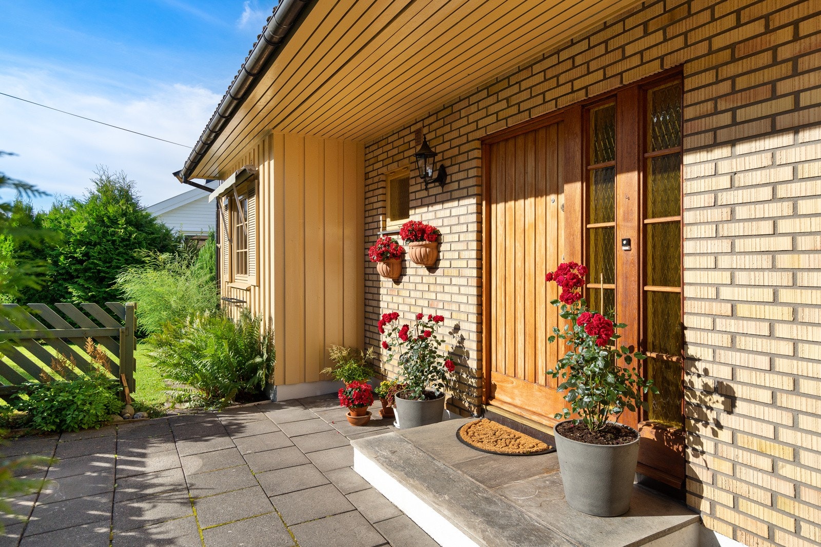 Hyggelig og innbydende inngangsparti Galleribilde