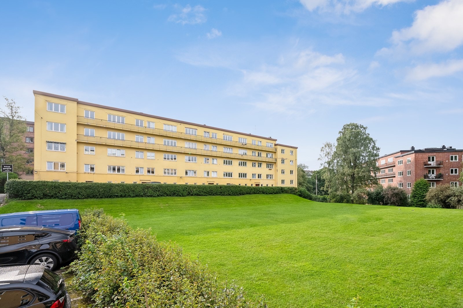 Felles bakgård Galleribilde