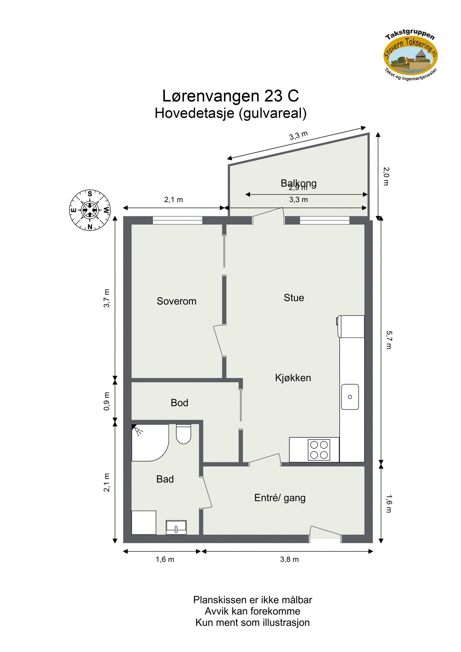 Plantegning Galleribilde