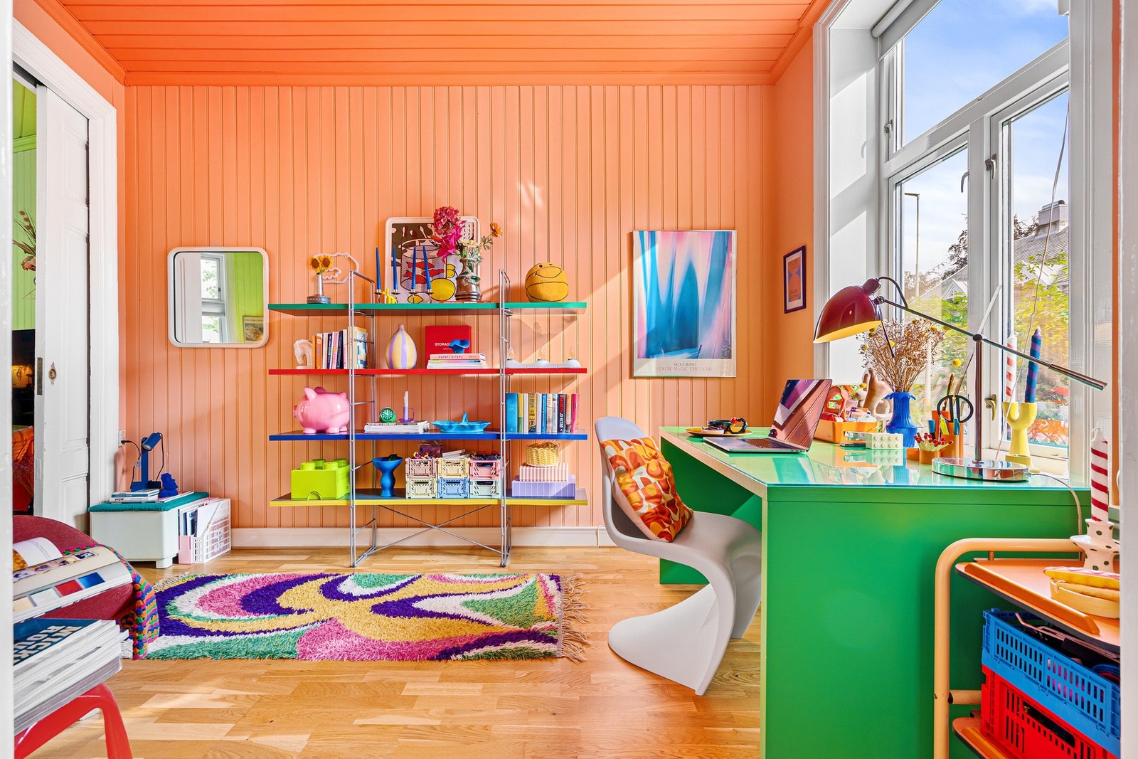 Dette soverommet er på 13,4 kvm. Galleribilde