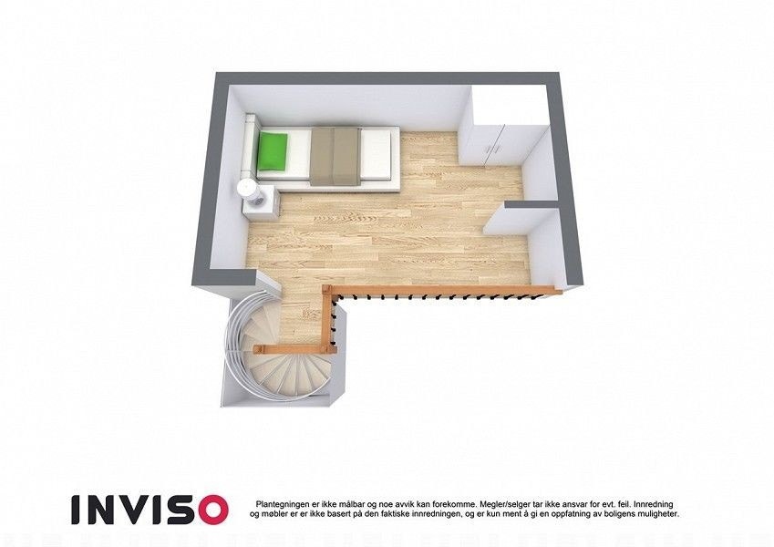 3D plan_messanin/soverom Galleribilde