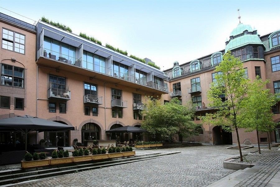 Fasade fra bakgården Galleribilde