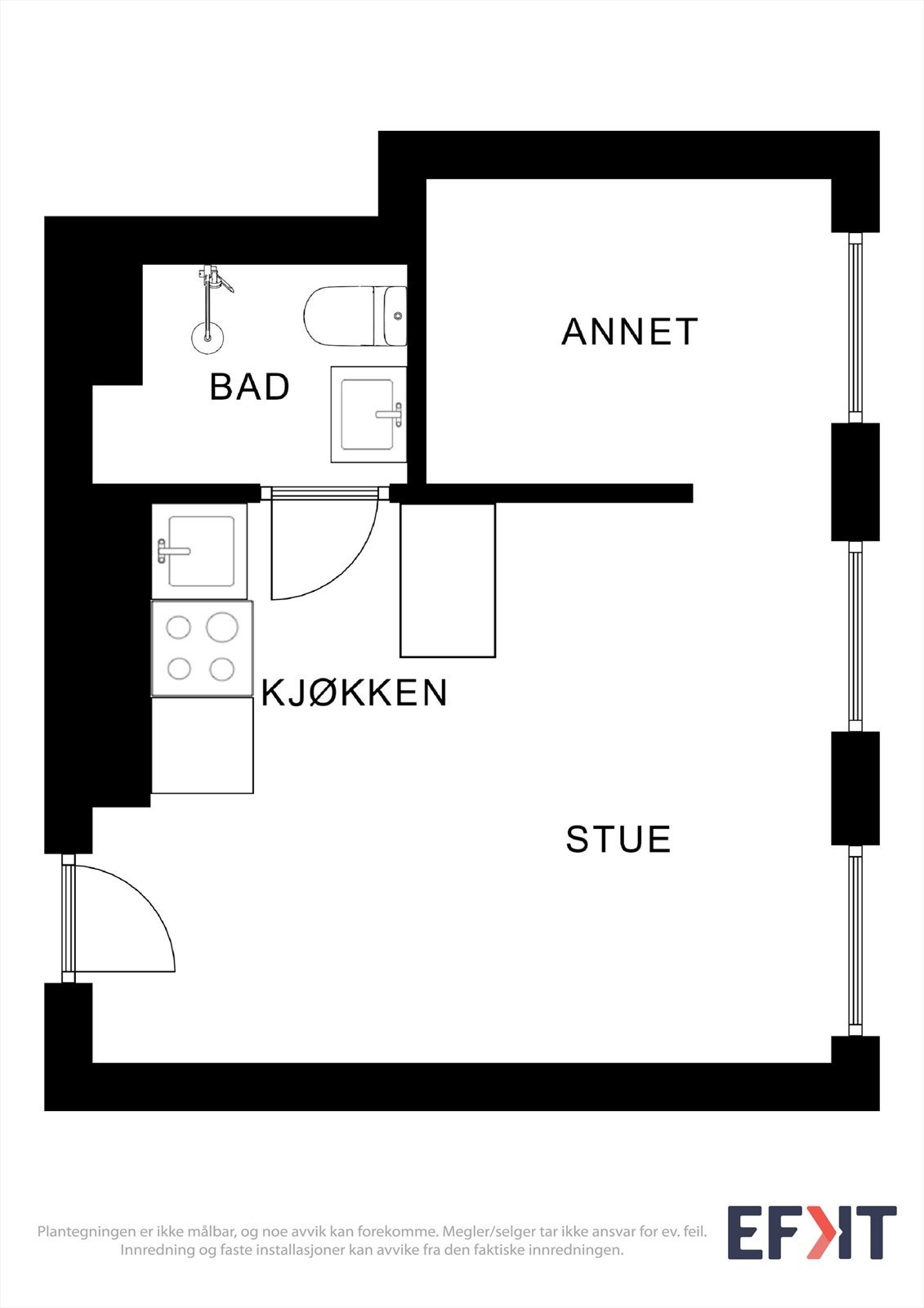 Plantegning Galleribilde