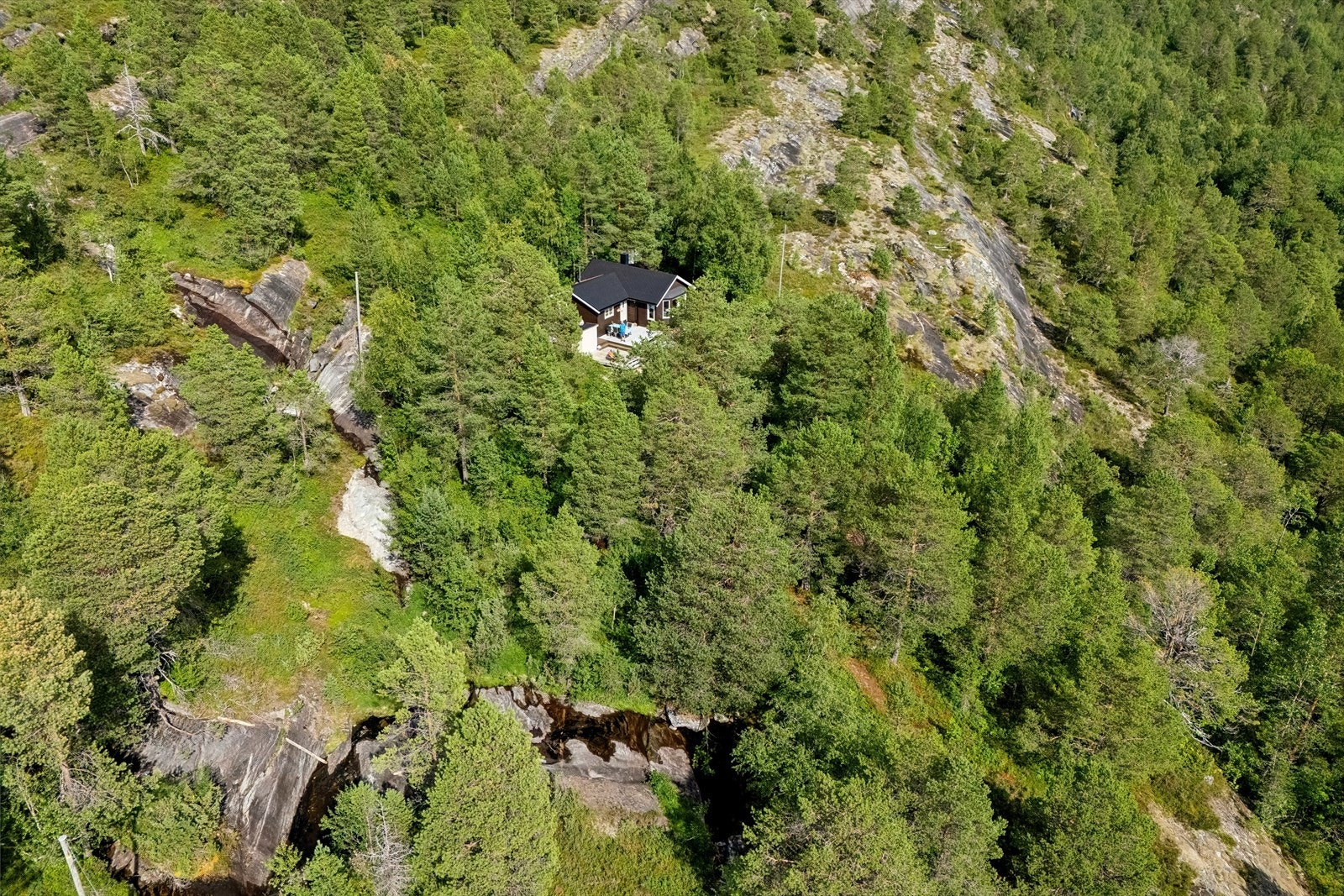 Området byr på flere fine badeplasser med flere kulper i elva og fin strand m/omkledningsrom ved sjøen - Videre er det gode helårs turmuligheter i nærområdet Galleribilde