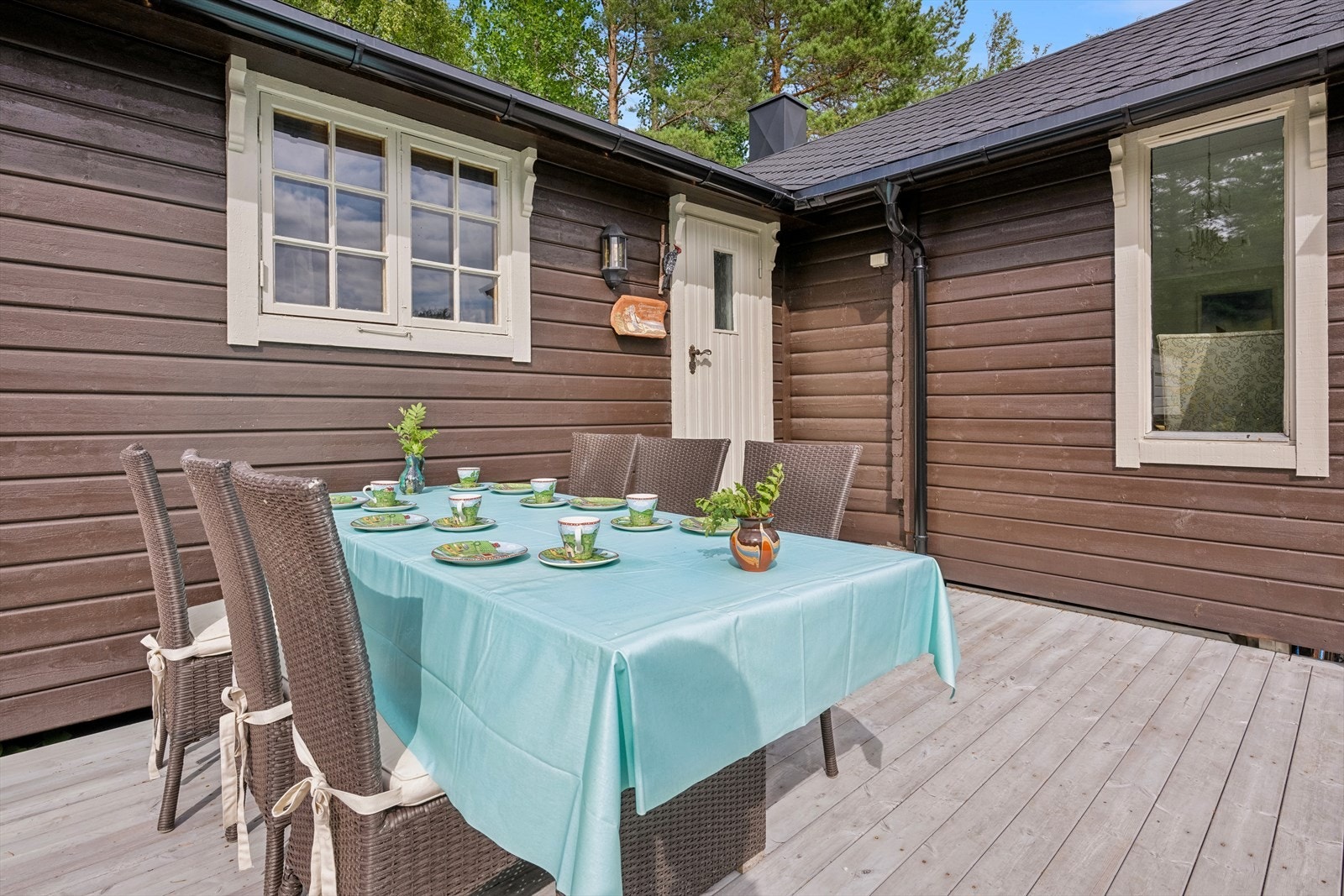 Perfekt plass å nyte middagen på godværsdager Galleribilde