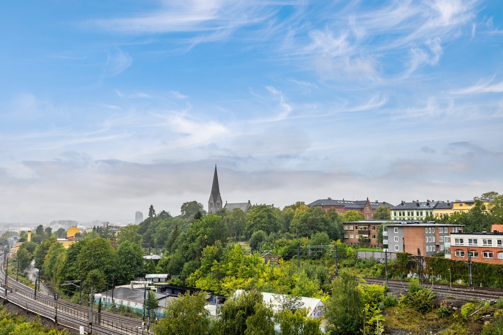 Utsikt fra balkongen. Galleribilde