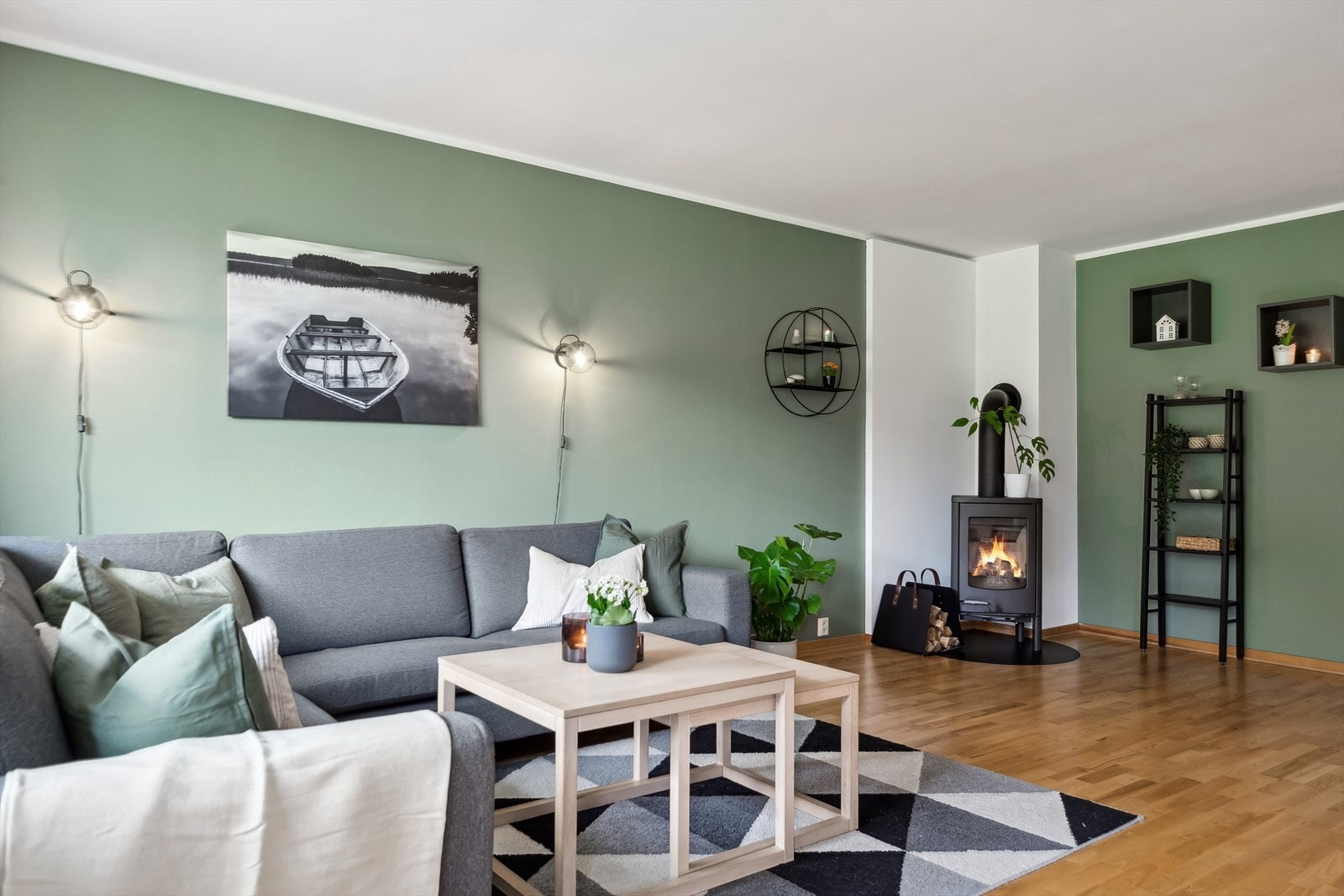 Her ligger forholdene til rette for å invitere venner og familie til hyggelige sammenkomster. Galleribilde