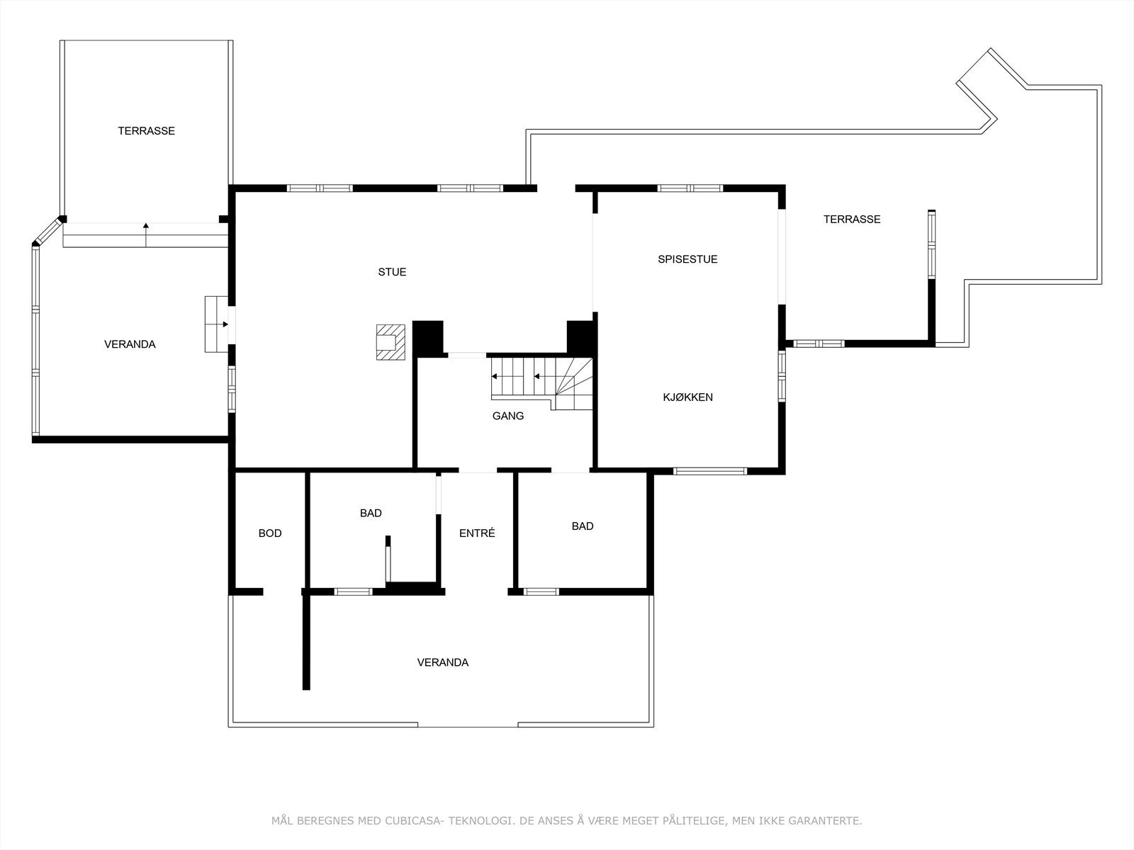 Plantegning Galleribilde