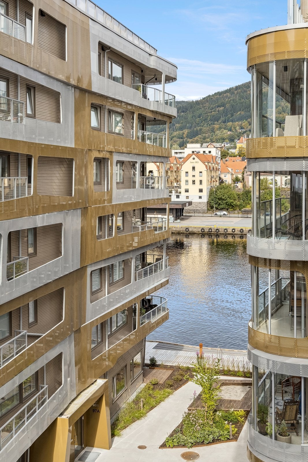 Utsikt fra balkongen. Galleribilde