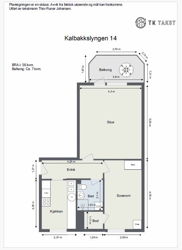 Plantegning Galleribilde