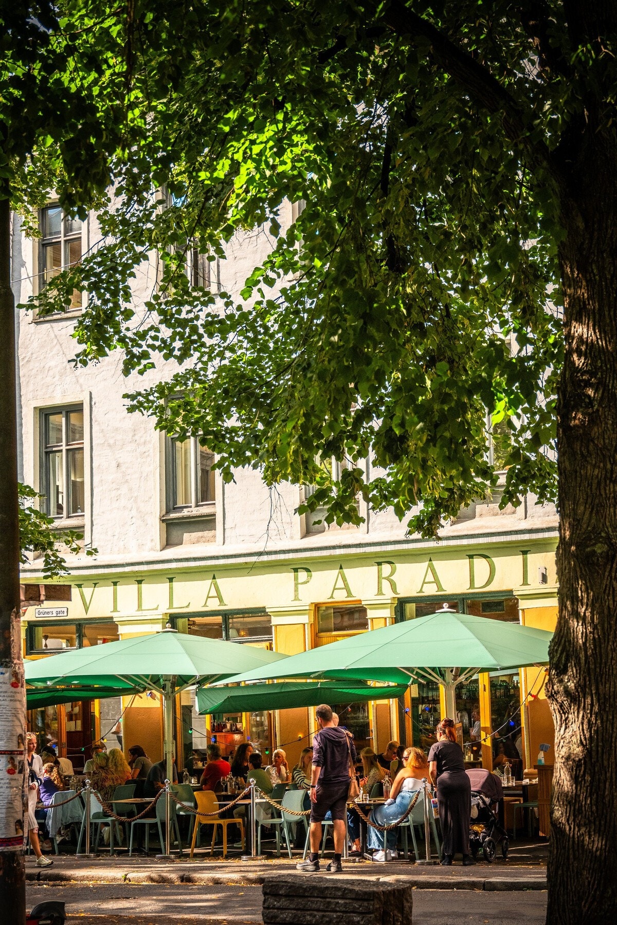 Villa Paradiso er kjent for sin autentiske, italienske pizza. Galleribilde