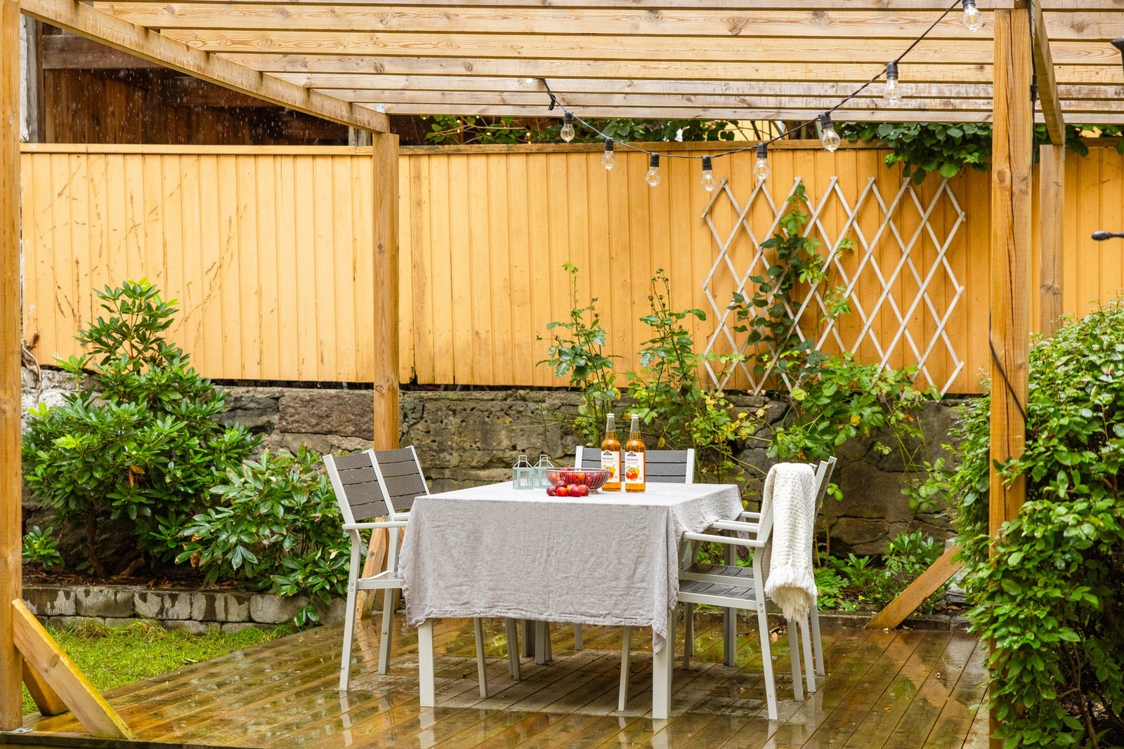 I borettslaget er det en idyllisk bakgård for hygge! Galleribilde