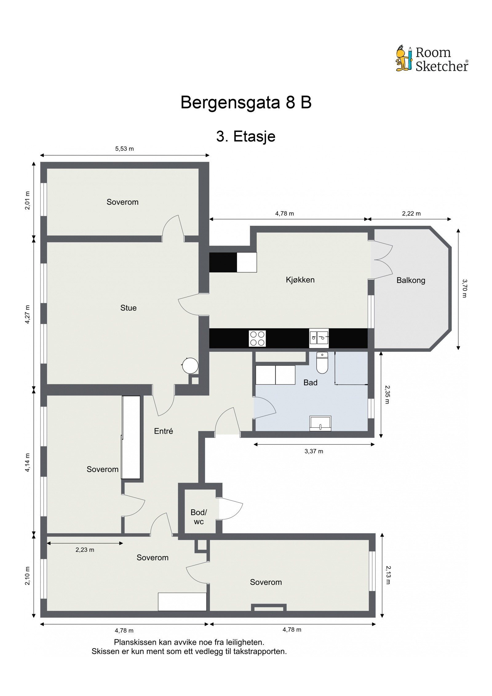 Plantegning Galleribilde