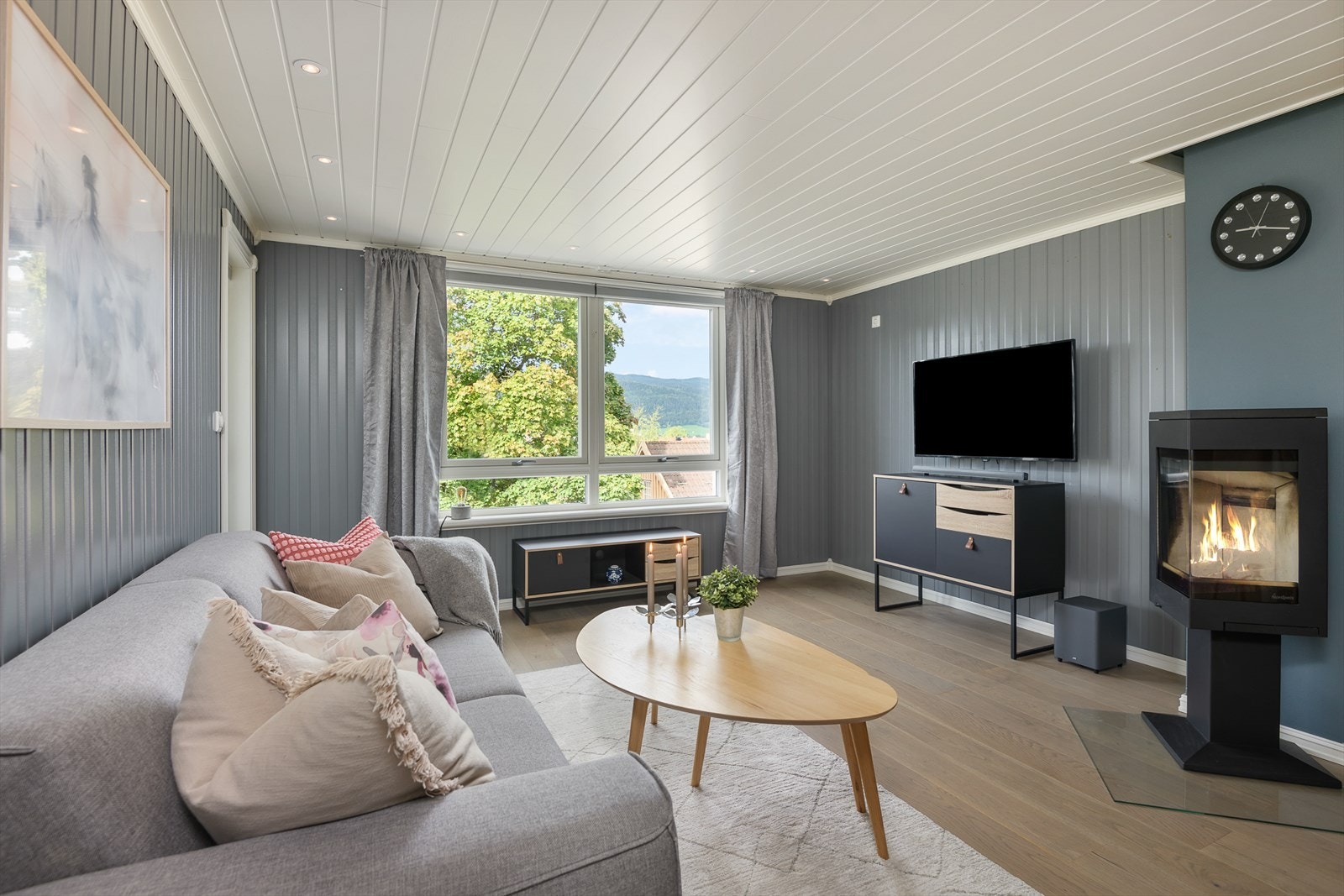 Downlights i himlingen. Galleribilde