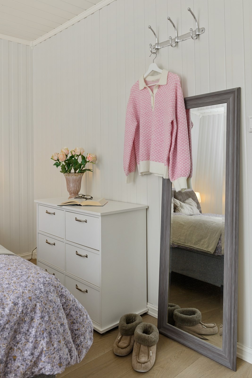 Plass til kommode etc. på soverommet. Galleribilde