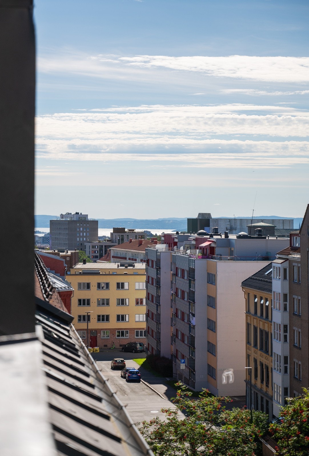 Utsikt fra terrassen Galleribilde