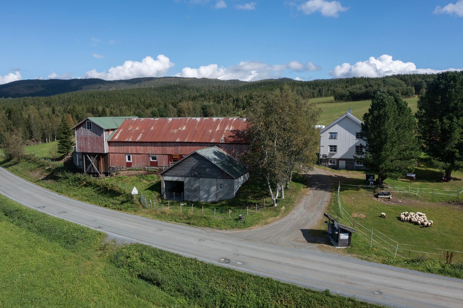 Dronefoto Galleribilde