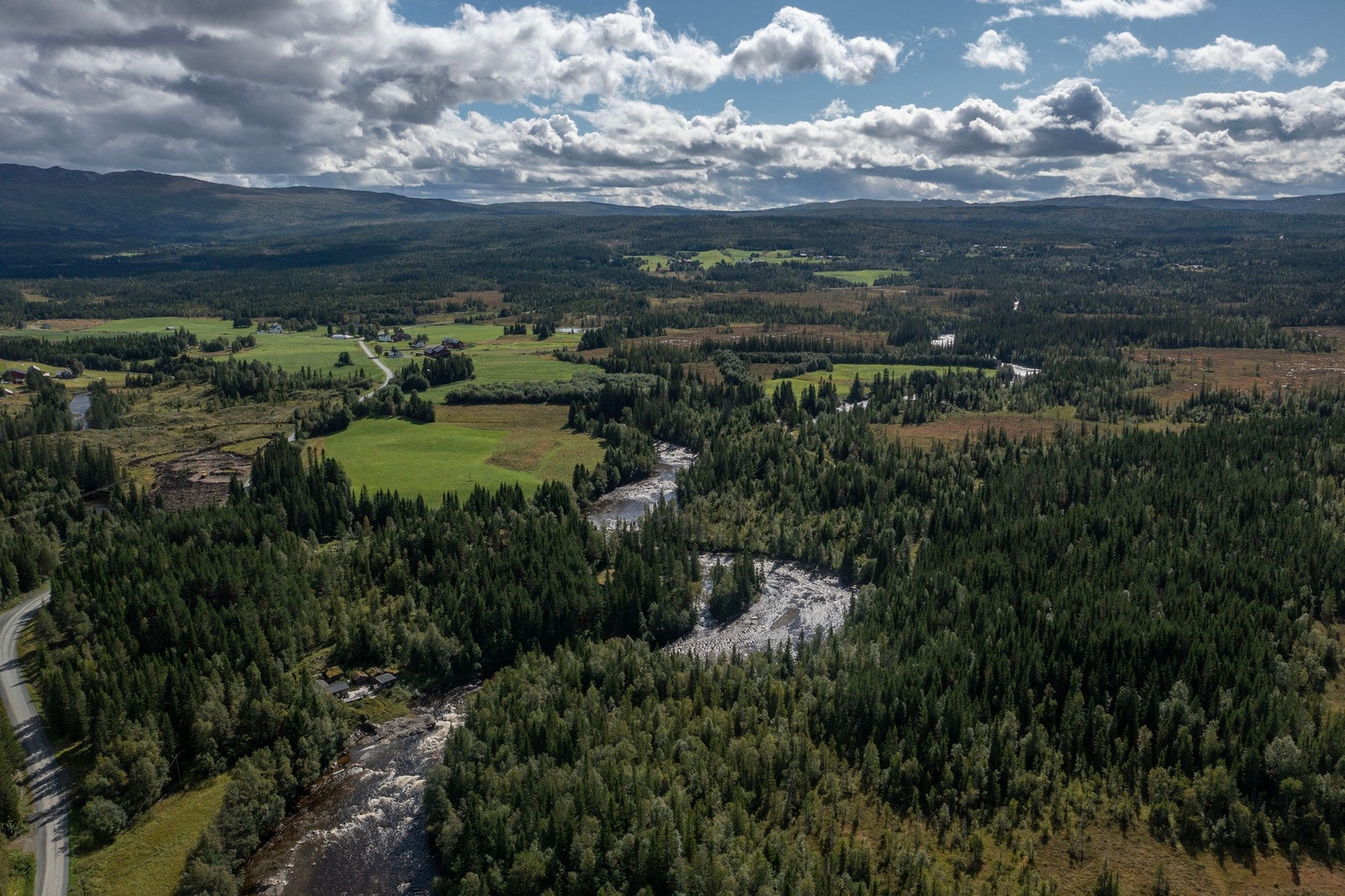 Dronefoto Galleribilde