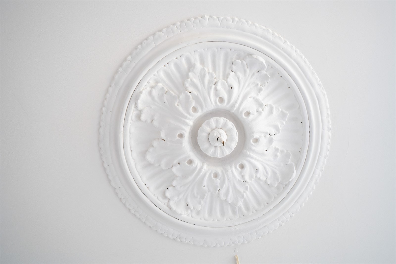 Detalj - Rosett i spisestue. Galleribilde