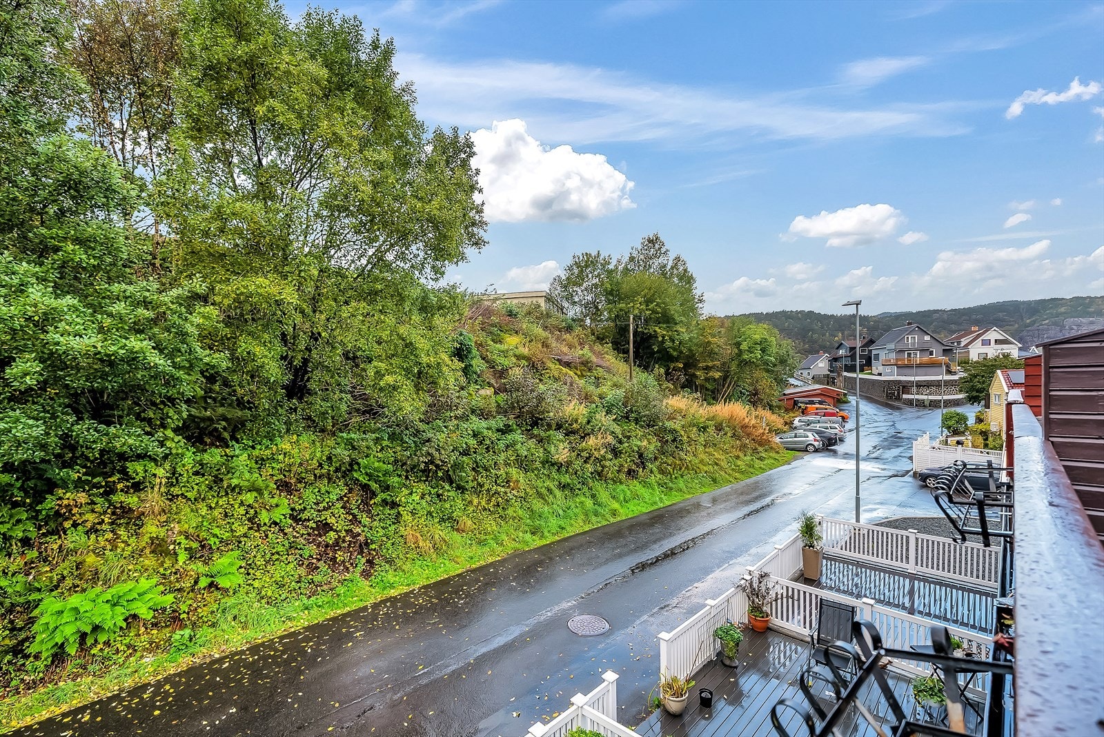 Utsikt fra veranda Galleribilde